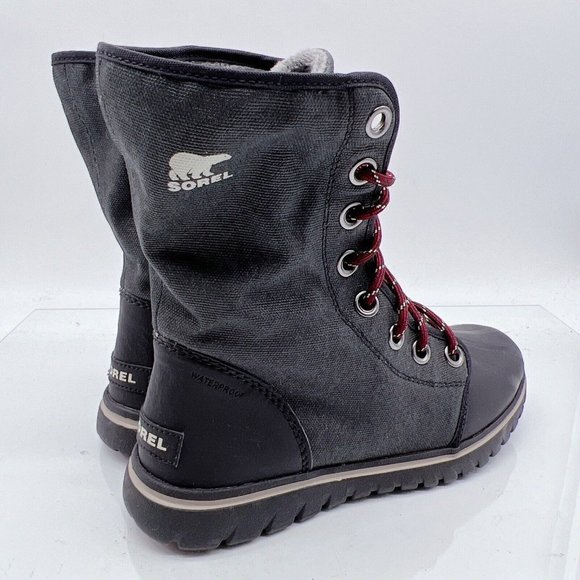 Sorel Cozy 1964 Women’s Waterproof Tall Winter Boot Black Lace Up US 6 - Picture 6 of 12